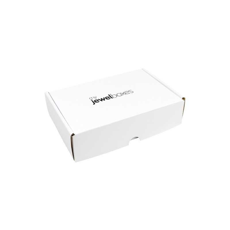 Caixa de Envio 183x116x44 Branco Com Logótipo | MyJewelBoxes