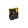 Gold Cord Bag 120x150x65 Black | MyJewelBoxes