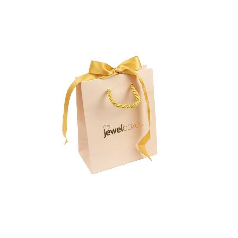 Gold Cord Bag 120x150x65 Pink | MyJewelBoxes