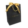 Saco Cordão Dourado 180x250x100 Preto | MyJewelBoxes