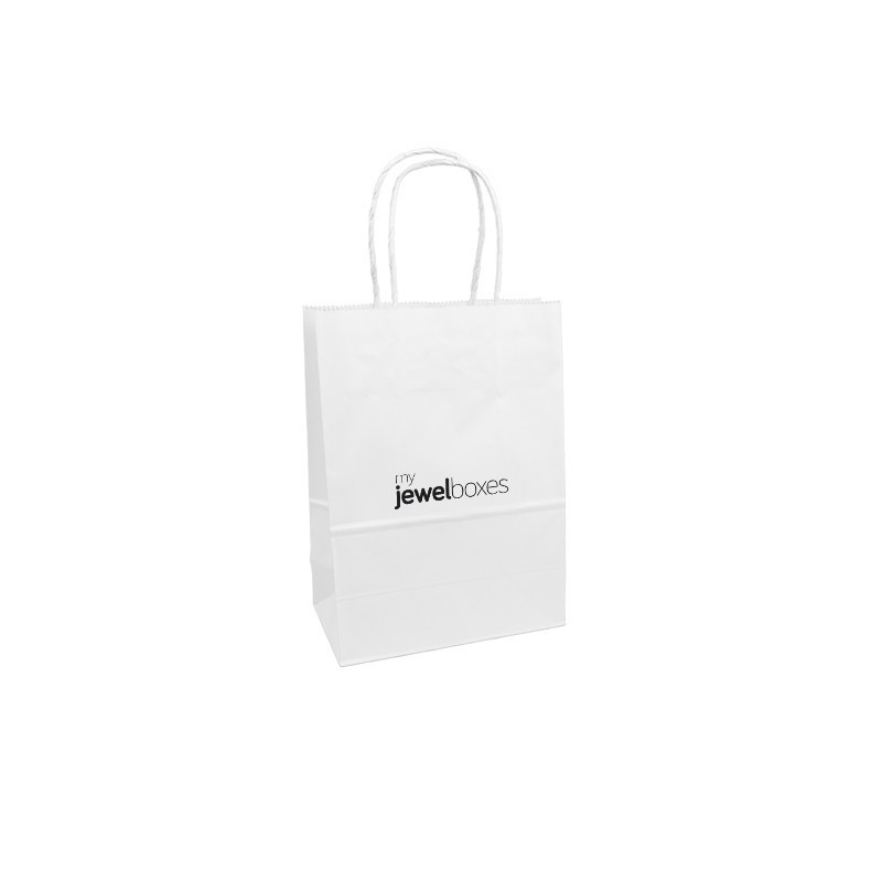 Bolsa Papel Barata Con Logotipo 180x250x100 mm. BPB250B/CL