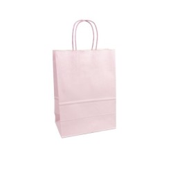 Sac Papier Éco. 220x320x120 Rose Sans Logo | MyJewelBoxes