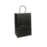 Budget Paper Bag 220x320x120 Black Printed | MyJewelBoxes