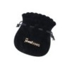 Bolsa de camurça sintética Preto 100×80 mm BAN12N | MyJewelBoxes