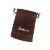 Chocolate brown Faux Suede Bag 95×125 mm BAN52M | MyJewelBoxes