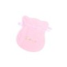 Baby pink Faux Suede Bag 80×90 mm BAN41RB | MyJewelBoxes