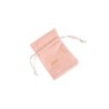 Pink Faux Suede Bag 65×95 mm BAN51R | MyJewelBoxes