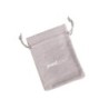 Pochon en suédine gris moyen 95×125 mm BAN52G | MyJewelBoxes