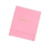 Pochon en suédine rose 80×90 mm BAN23R | MyJewelBoxes