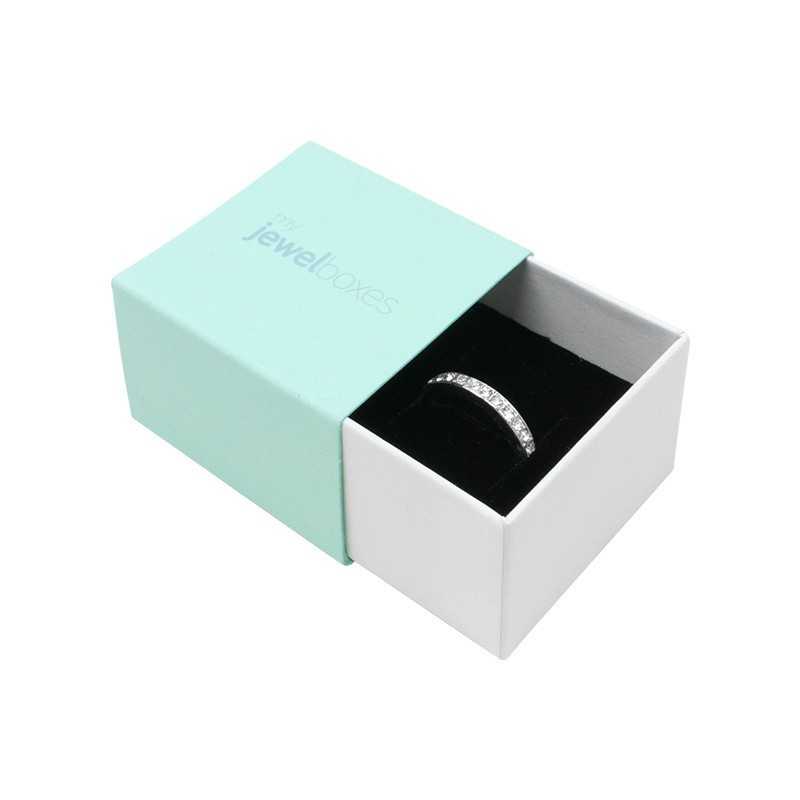 Boîte pour bagues 48×48×33 mm - SPR2-AG | MyJewelBoxes