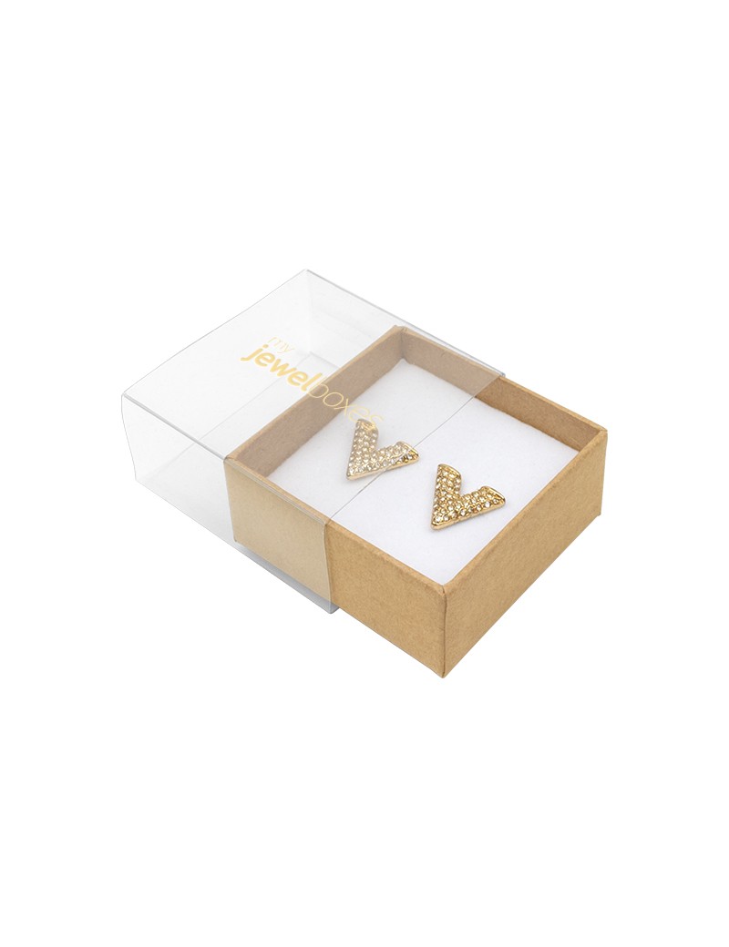 Caja de cartón para pendientes