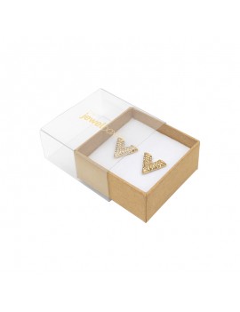 Caja de cartón para pendientes