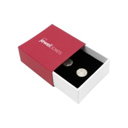 Boîte pour boucles d'oreilles 48×48×23 mm - SPR0-R | MyJewelBoxes