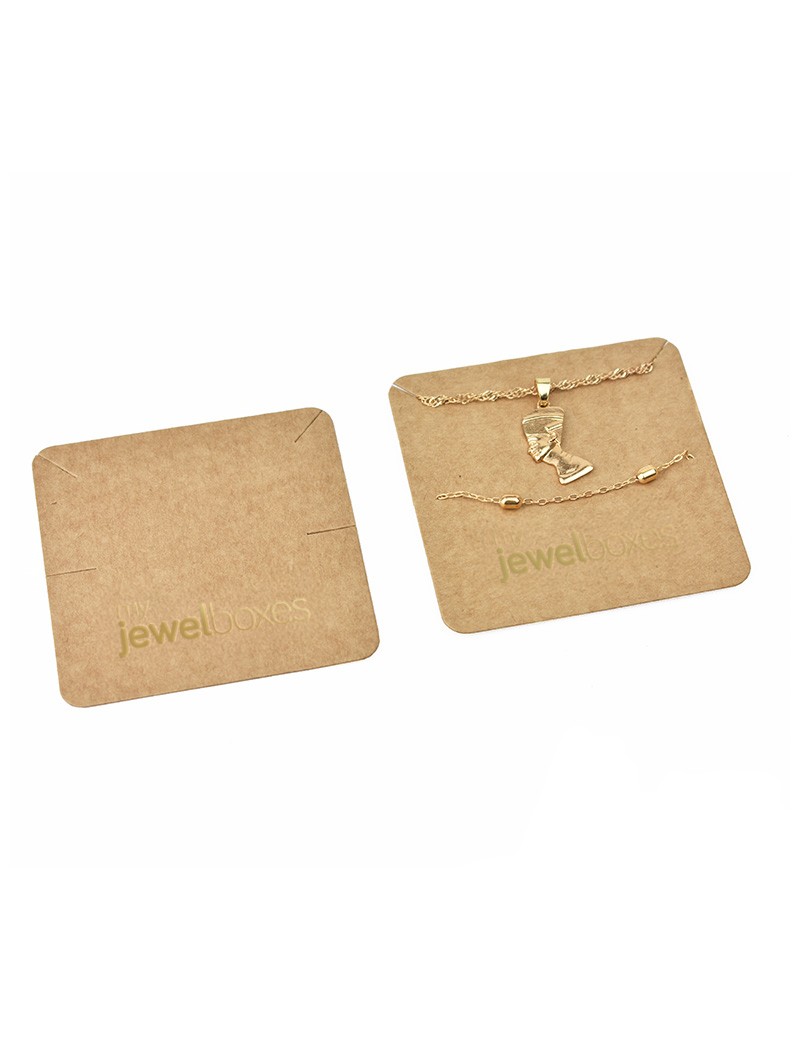 Interior cartón colgantes y pulseras