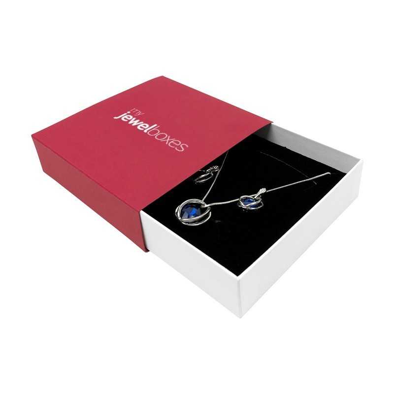 Necklace Box 116×116×33 mm - SPR6-R | MyJewelBoxes