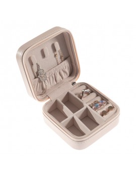 Joyero de viaje cuadrado