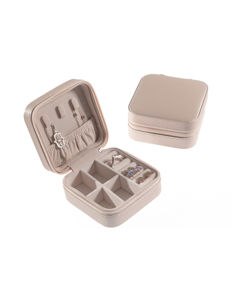 Joyero de viaje cuadrado