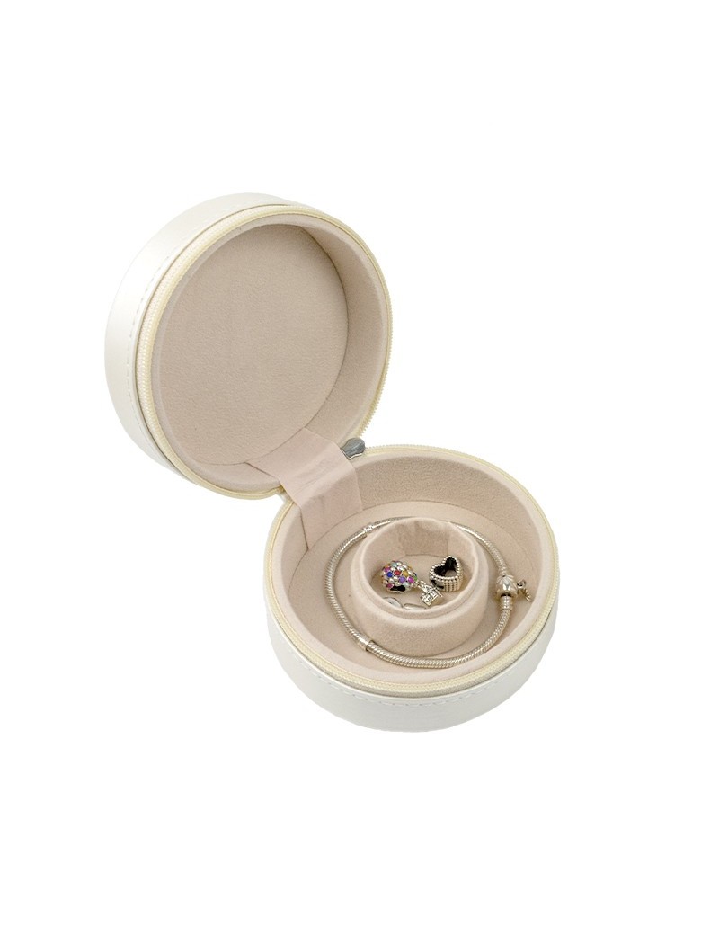 Joyero de viaje redondo