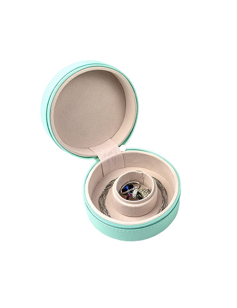 Joyero de viaje redondo