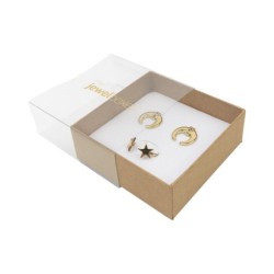 Scatola per ciondoli o parure 83×83×33 mm - SPR4-TR | MyJewelBoxes