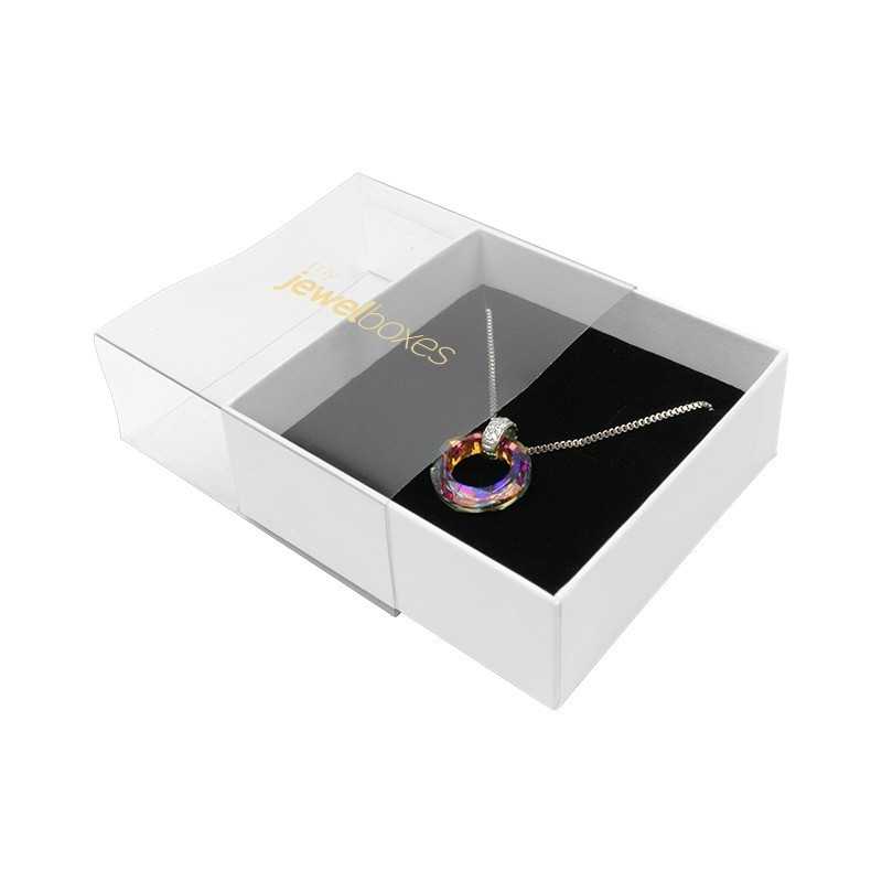 Pendant/Set Box 83×83×33 mm - SPR4-TR | MyJewelBoxes