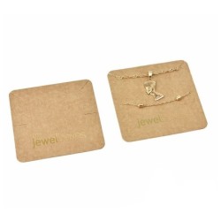 Interior cartón Colgantes y Pulseras Kraft 65x65mm IC-65-K
