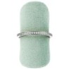 Velour Display Stand for rings 32x34 mm · Aquamarine