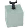 Velour Display Stand for rings 40x40x40 mm · Aquamarine