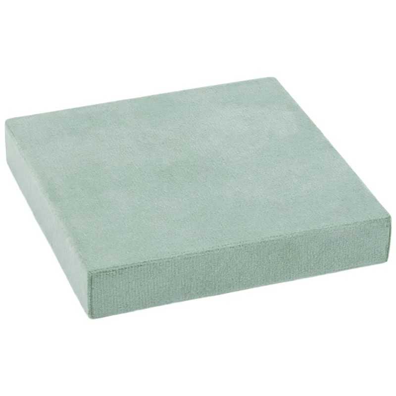 Velour Display Stand for universal modular base 90x90x15 mm · Aquamarine