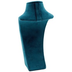 Schmuckständer aus Velours für Ketten und Colliers 105x220 mm · Nachtblau