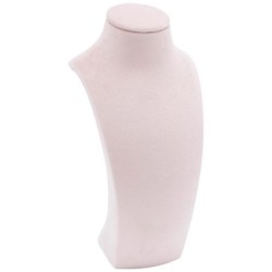 Espositore in velour per collane e girocolli 105x220 mm · Rosa