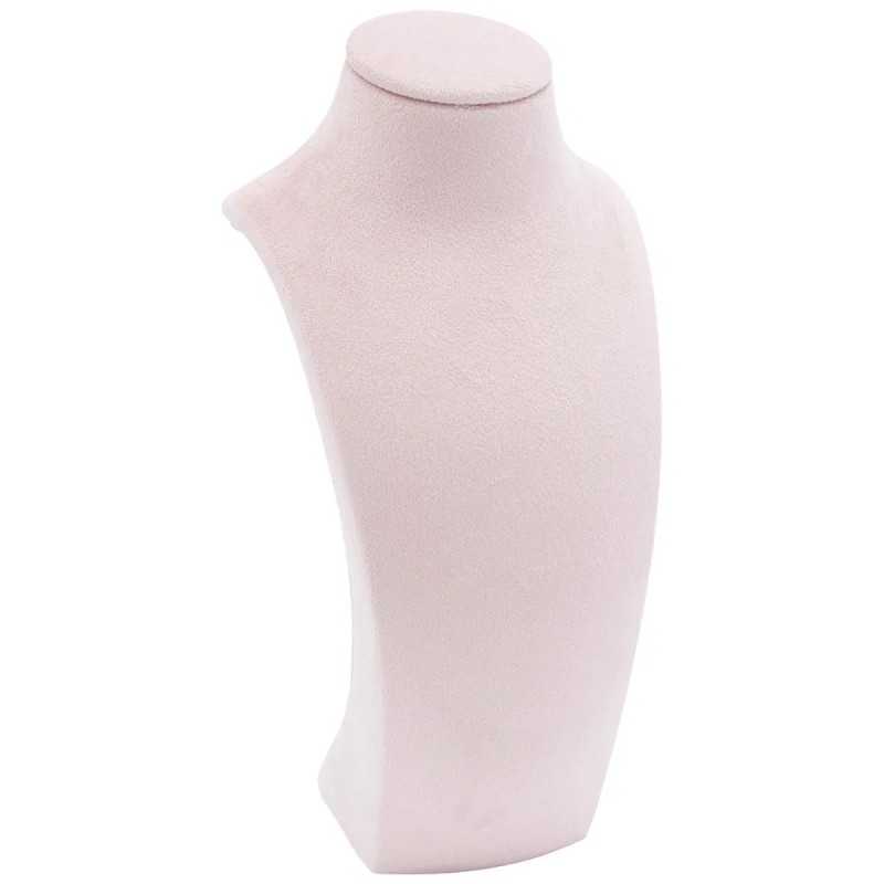 Schmuckständer aus Velours für Ketten und Colliers 105x220 mm · Rosa