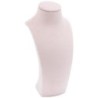 Présentoir en velours pour colliers et ras-de-cou 105x220 mm · Rose