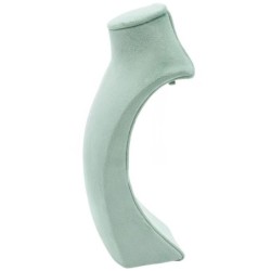 Velour Display Stand for necklaces and chokers 105x220 mm · Aquamarine