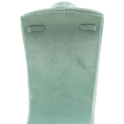 Schmuckständer aus Velours für Ketten und Colliers 105x220 mm · Aquamarin