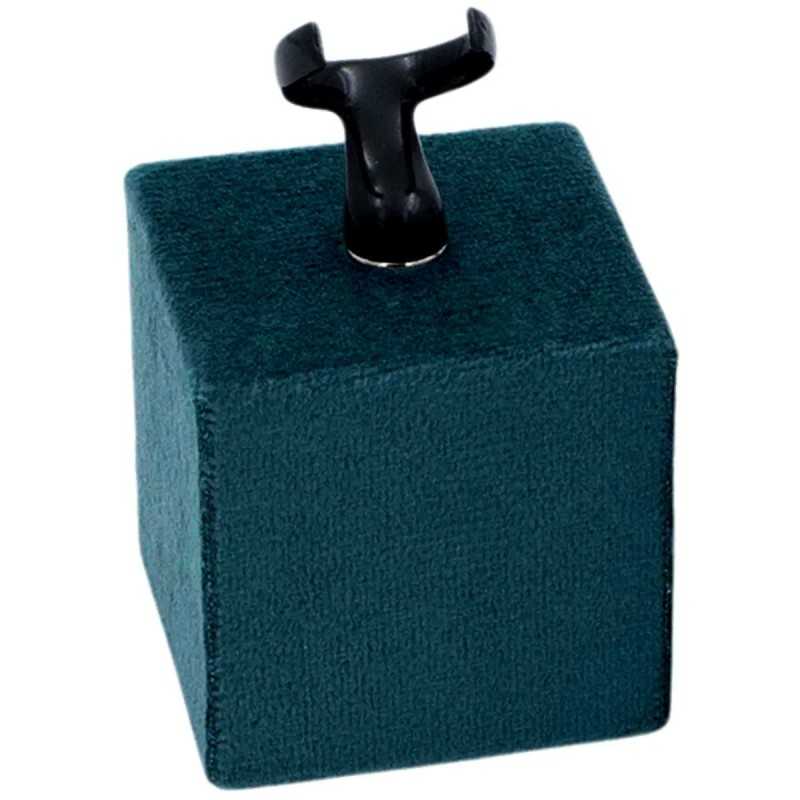 Expositores Anillos Velour Azul 40x40x40mm EVE3A