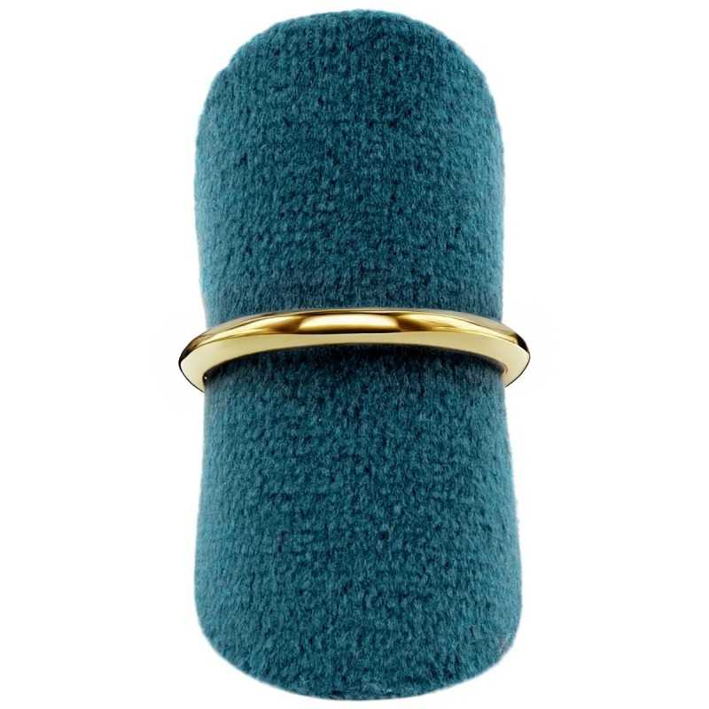 Expositor em veludo para anéis 32x34 mm · Azul-noite
