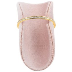 Velour Display Stand for rings 32x34 mm · Pink | MyJewelBoxes