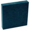 Présentoir en velours pour base modulaire universelle 90x90x15 mm · Bleu nuit