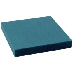 Espositore in velour per base modulare universale 120x120x15 mm · Blu notte