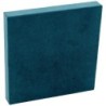 Présentoir en velours pour base modulaire universelle 120x120x15 mm · Bleu nuit