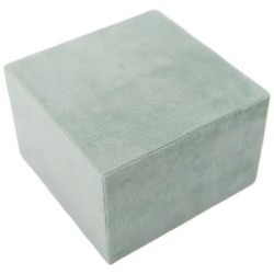 Velour Display Stand for universal modular base 95x95x60 mm · Aquamarine