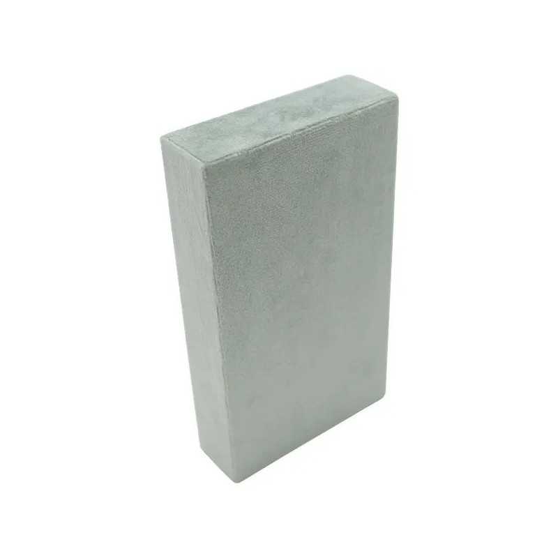 Expositor em veludo para pendentes 80x140x25 mm · Água-marinha