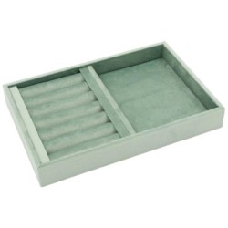 Bandeja Anillos y Universal Aguamarina 242x162x35 mm BJ-EVE10-AG