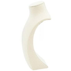 Présentoir en lin pour colliers et ras-de-cou 105x220 mm