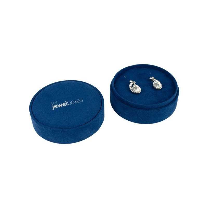 Runde Schachtel für Ohrringe oder Anhänger 80×40 mm MOO2-A | MyJewelBoxes