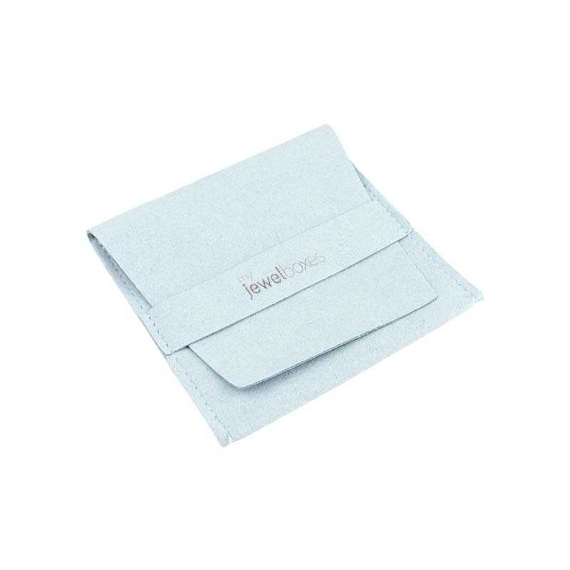Sacchetto in microfibra azzurro 79×79 mm MF1-AC | MyJewelBoxes