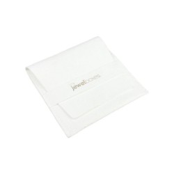 White Microfibre Bag 79×79 mm MF1-B | MyJewelBoxes