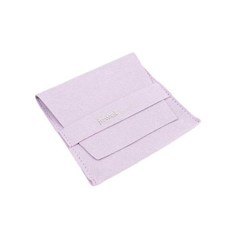 Pochon en microfibre lilas 79×79 mm MF1-LI | MyJewelBoxes