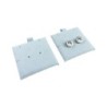 Microfibre Pad for Earrings 62×62 mm Light blue TMF1-AC | MyJewelBoxes